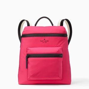 Older Kate Spade Pink Satin Nylon Mini Backpack